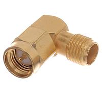 Radiall 5919-1503-000 RF Adapters - In Series SMA / SMA RIGHT ANGLE JACK/PLUG FEMALE /MALE GOLD