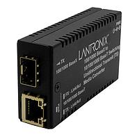 Lantronix M/GE-PSW-SFP-01-UTX-OZ Media Converters 10/100/1000BaseTX to 1000Base SFP Uni Directional TX w/ -OZ Pwr