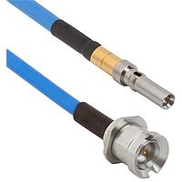Amphenol SV Microwave MBSMP-085-MV67.3SMPS-180 RF Cable Assemblies SMP M BKHD to VITA 67.3 SMPS 18"Cable