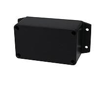 Bud Industries AN-2853-AB Electrical Enclosures Aluminum Enclosure with Mounting Flanges Black (4.6 X 2.6 X 2.2 In)
