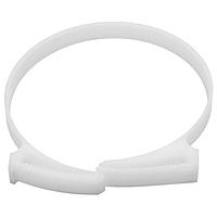 HellermannTyton SNP9010C2 Conduit Clips Snapper Hose Clamp, 3.46" 3.82" Bundle Diameter, POM, White, 100/pkg