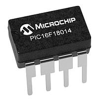 Microchip Technology PIC16F18014-I/P 8-bit Microcontrollers - MCU 7KB Flash, 128EE, 512B RAM, 10b ADC, PWM, CCP, HLT, WDT, PPS, EUSART, SPI/I2C