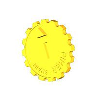 Amphenol Piher JPEPL5034BL Thumbwheel Thumbwheel knob PT10 FIG.5 White