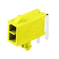 Molex 212528-0642 PCB Receptacle Micro-Fit+ Versa Color RA Header Thru Hole  Dual Row 6 Ckts  (Au) GloWire Ylw