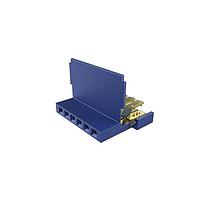 Amphenol FCI 65801-035LF Connectors Clincher&trade; Flex Connectors, Receptacle Assembly, Single Row, 6 Positions, 2.54mm (.100in) Pitch.