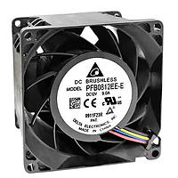 Delta Electronics, Inc. PFB0812EE-E Tubeaxial DC Fan, 80x80x38mm, 12VDC, Tachometer, PWM