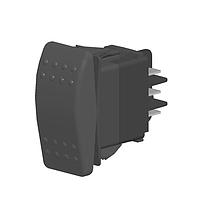 Carling Technologies VL5AS00B-AZB00-000 Sealed Rocker Switch DPDT (ON)OFF(ON) 15A Non-Illuminated
