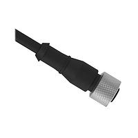 Banner Engineering MQDC-430 Sensor Cables / Actuator Cables Cordset: Single Ended M12; 4-pin Straight Female; 9 m (29.53 ft) 4x22 Black PVC Jacket; Nickel-Plated Brass Coupling Nut