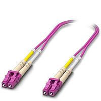 PHOENIX CONTACT 1115621 Fiber Optic Cable Assemblies Multi-mode OM4 duplex jumper  LC-LC  UPC polishing  length 5 m