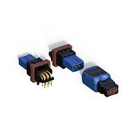 Raychem - TE Connectivity YD369-B99-CP400000 Rectangular MIL Spec Connectors 369 9 WAY PANEL MNT REC, 90 PCB GOLD,PIN