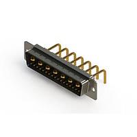 EDAC 629-24W7650-1T1 Mixed Contact D-Sub Connectors Right-angle Power Combo D-Sub Connector