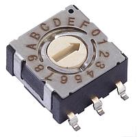 CTS Electronic Components 220AMA16R Rotary Switches 16 pos Gull Wing SMD Flush arrow rotor