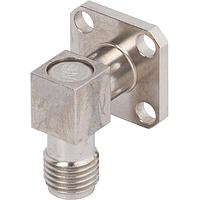 Amphenol SV Microwave SF2960-6001 Single Port Connectors SMA F FlangMountConn 4Hole R/A Solder Pot