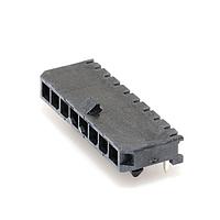Molex 43650-0802 Shrouded MicroFit 3.0 SR RA TH Peg 30Au 8Ckt