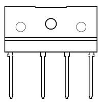 Micro Commercial Components (MCC) GBJA1008-BP Single Phase Bridge 800V 560Vrms 800V 10A 150Ifsm 1.1Vf