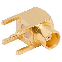 Amphenol RF 919-119J-51AX PCB Connectors PC R/A JCK GLD