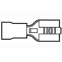 AMP Connectors - TE Connectivity 640913-2 (CUT STRIP) Receptacle RECEPT 16-14 205 Cut Strip of 100