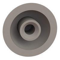 Essentra Components 27DM070 Snap-Together Rivet Female Dome Rivet, .203 Height, .438 OD