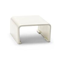 HellermannTyton TSRP3FW-14 Wire Ducting & Raceways Splice Cover, 1-3/4", PVC, Office White, 10 Individual/bg