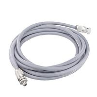 HARTING 2133A7A8519050 Sensor Cables / Actuator Cables M12 L-cd 4+PE Fml-ml 14AWG PVC grey, 5.0m