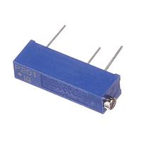 Nidec Components CT-20EP201 General Purpose Trimmer 200 W 20mm rect. multi turn side adj, 13mm pin space