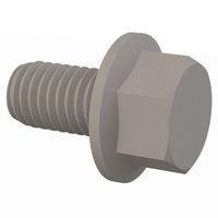Essentra Components 0350013087FXM225 Hex Flange Hex Flange Bolt, 1/2-13 Thread, 7/8 Lg