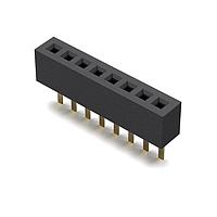 GCT (Global Connector Technology) BC065-15-A-L-D Sockets 15w, 1.0mm Pitch Socket, SIL, TH, Vert, GF, Tube