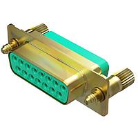 Amphenol Positronic RD9S000E30 Receptacle DSUB 9F CRIMP LC ZINC