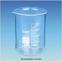 SciLab SL.Bea1021/Pk Glass Beaker (Φ130×h185mm, 2000/200ml)