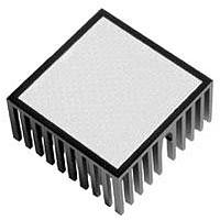 Aavid 375024B00032G Component Heat Sink for Metal/Ceramic BGA Packages, Black, 40x40x18mm, IC=40x40, Tape #32