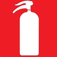 Panduit PESF-D-3 Cable Marker Fire Equip Symbol Vinyl 'Fire Exti