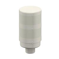 Banner Engineering TL70YRCT Tower Lights TL70 Tower Light; Gray Housing: 2-Color Indicator; Voltage: 12-30 V dc; Environmental Rating: IP65; Input: Bimodal; Colors: Yellow Red; 8 Screw Terminal Wiring