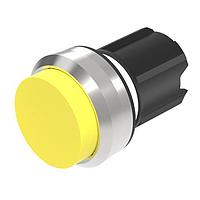 EAO 45-2131.3240.000 Switch Actuators Pushbutton actuator yellow lens level raised above bezel momentary front metal housing plastic