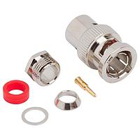 Amphenol RF 112351 Connectors BNC ST PLUG RG59 75 OHM BR/DL