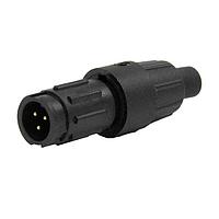 CONXALL 18282-3PG-522 Standard Circular Connector Micro-Con-X Cable-to-Cable, 3-pin 20, Male, Solder Cup, Bulk