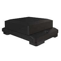 New Age Enclosures S3A-333315-SW Enclosures 3" Square Utility - Tall Base Black ABS
