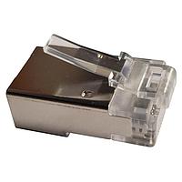 Adam Tech MTP-88-X-S-C6A2 Strain Relief CAT6A PLUG, 8P8C, G/F PLATING, S