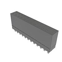 Samtec ESW-112-37-L-D Stackthrough .100" Elevated Socket Strip