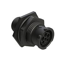 Amphenol SINE Systems FLS710N3W3S03 Connectors 6 POS JAM NUT RECEPT