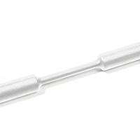 HellermannTyton 309-65178 Tubing Heat Shrink Tubing, 4' Long Stick, 2:1 Shrink Ratio, 3/4", 19.1/9.5 Dia, PO, White, 5/pkg