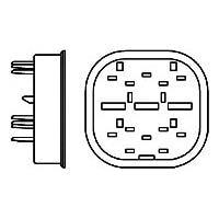 AMP Connectors - TE Connectivity 85222-1 Automotive Connectors E-J MK-II(+) 15P CAP DBL