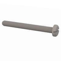 Essentra Components 012520P250 Pan Slotted Pan Slotted Screw, 1/4-20 Thread, 2 1/2 Lg