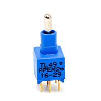 APEM TL49P000000 Toggle Switches DPDT 0.4VA 20VAC/DC 5.3mm On-Off-On