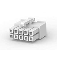 AMP Connectors - TE Connectivity 1-1586765-0 Receptacle Housing 10P RCPT DUAL F/H GLOW WIRE