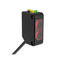 Banner Engineering Q20PAF200 Photoelectric Sensors WORLD-BEAM Q20 Series: Adjustable Field; Range: 200 mm; Input: 10-30 V dc; Outputs: Complementary PNP; 2 m (6.5 ft) Cable