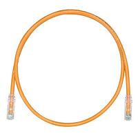Panduit UTPSP2.5MORY Cat 6 Copper Patch Cord, Cat 6, Orange UTP Cab