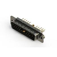 EDAC 627-21W1224-2NA Mixed Contact D-Sub Connectors Vertical Combo Dsub