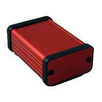 Hammond Manufacturing 1455D601RD PC Board Alum w/Medal Ends 2.36x1.76x.99" Red