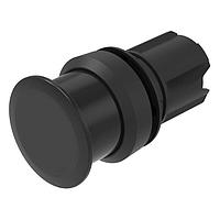 EAO 45-2531.1810.000 Switch Actuators Mushroom-head pushbutton actuator black D30 momentary front/housing plastic