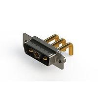 EDAC 629-3WK3650-3N2 Mixed Contact D-Sub Connectors Right-angle Power Combo D-Sub Connector
